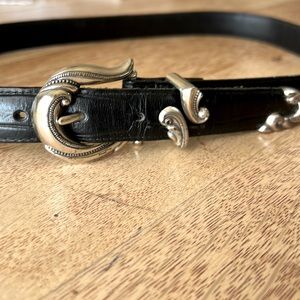 Brighton’s woman’s black belt in size Large
